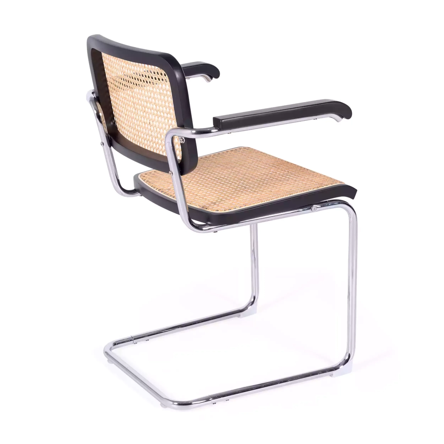 Cesca stoel met armleuningen - Rotan stoelen - Mobelarium