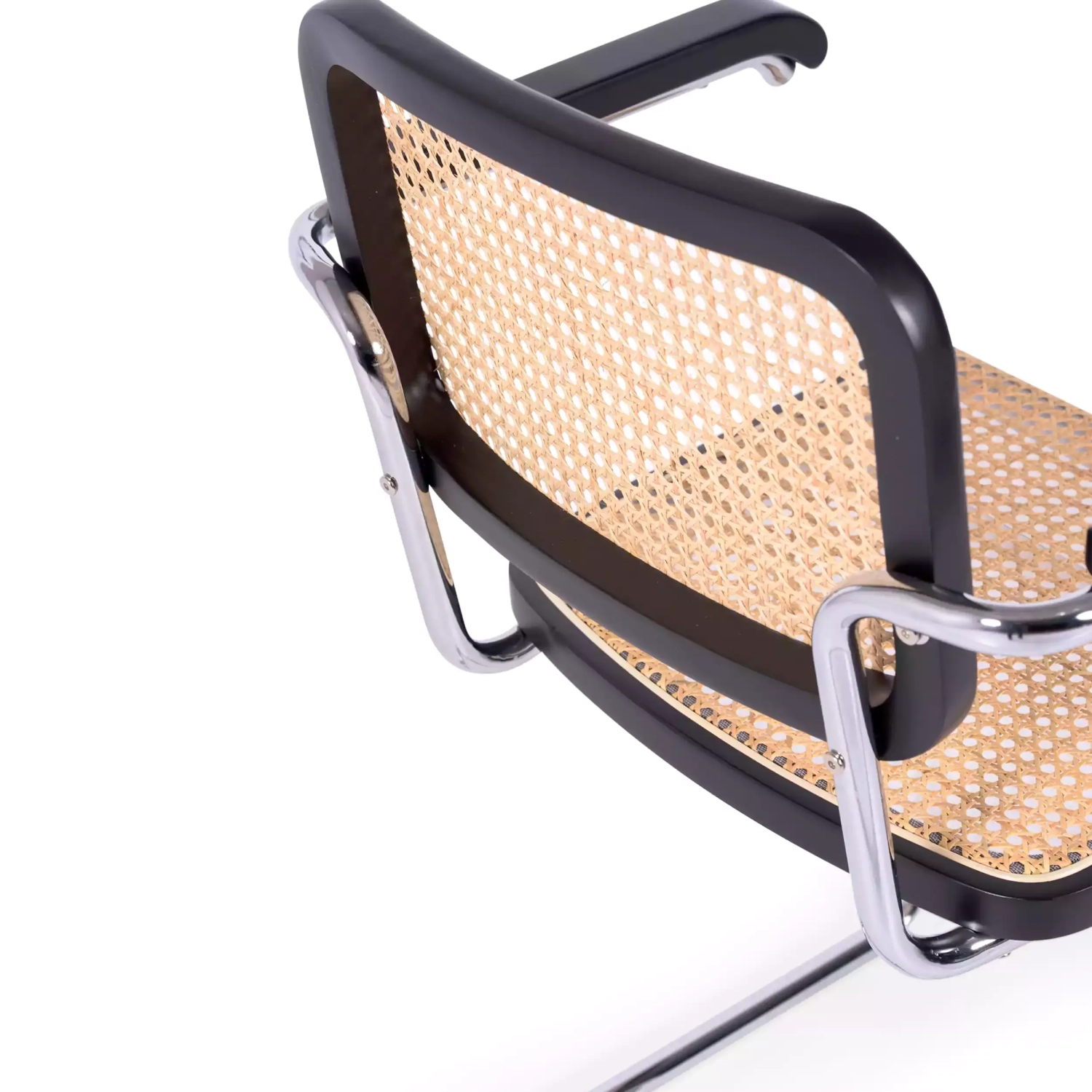 Cesca stoel met armleuningen - Rotan stoelen - Mobelarium