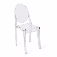 Réplica da cadeira Victoria Ghost de Phillipe Starck