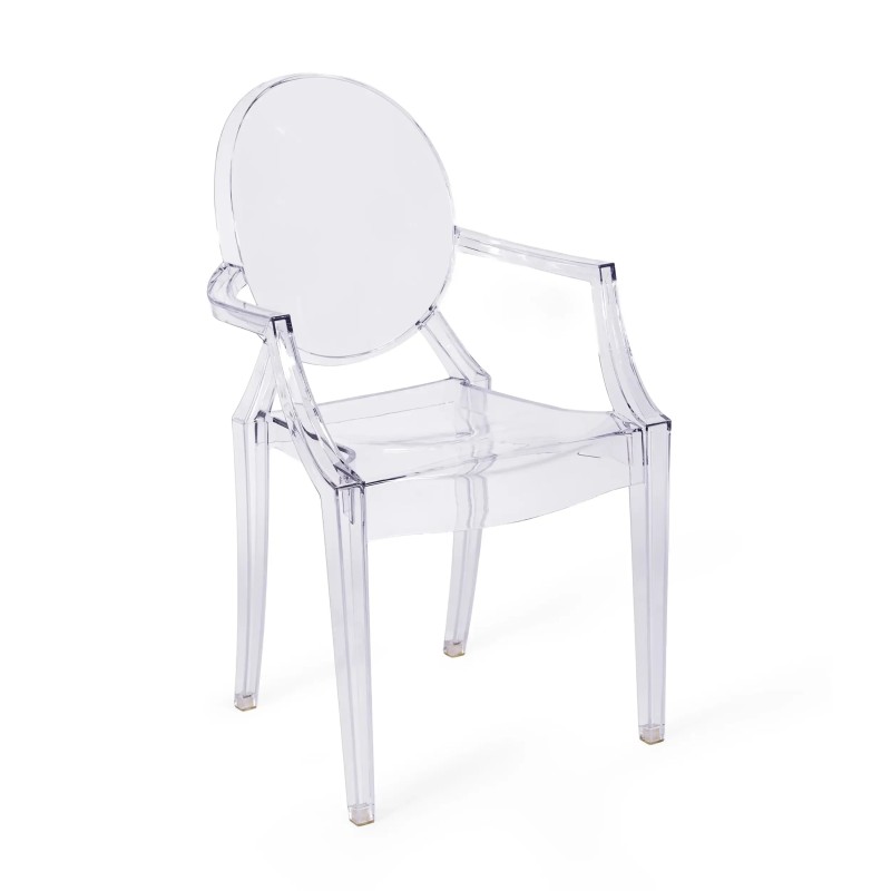Replika av Louis Ghost-stolen av Phillipe Starck