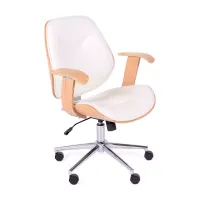 Silla de oficina Cambridge en madera clara - Mueble design
