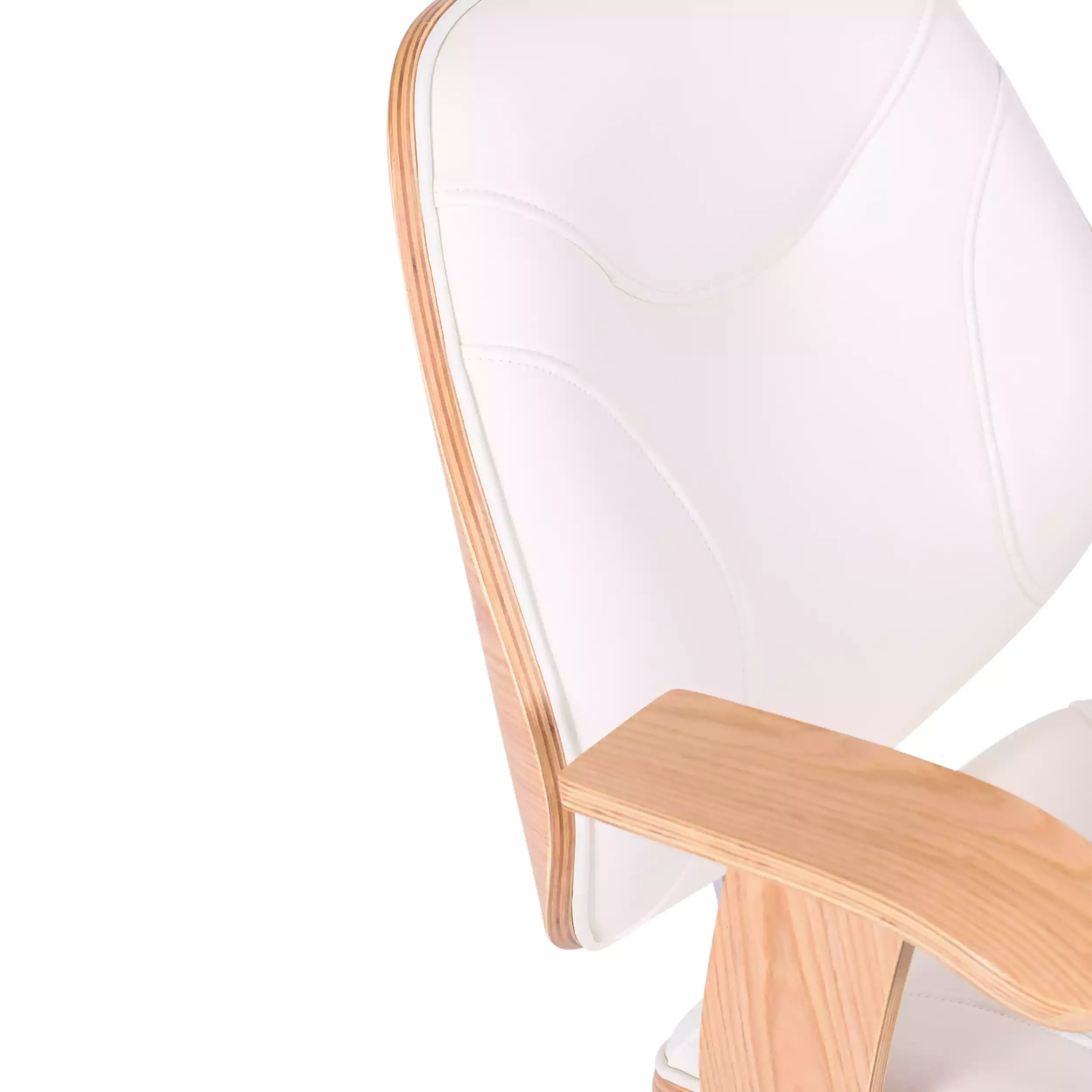 Sedia da ufficio Cambridge in legno chiaro - Mueble design