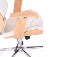 Sedia da ufficio Cambridge in legno chiaro - Mueble design