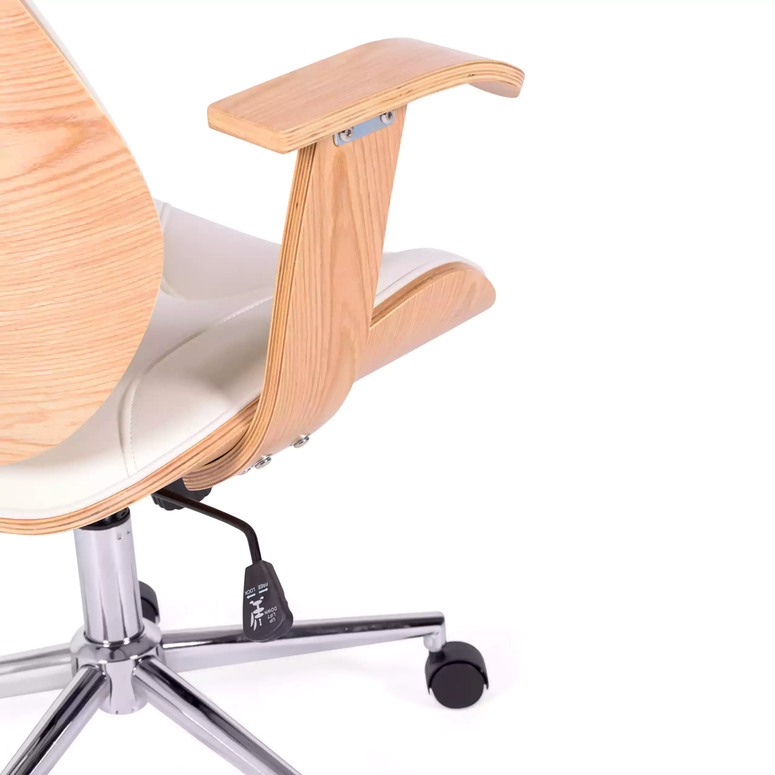 Sedia da ufficio Cambridge in legno chiaro - Mueble design