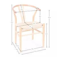 Sedia Wishbone CH24 Inspirazione Faggio - Sedie Scandinave