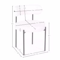 Sedia Lenin rivestita in velluto - design elegante e moderno 🪑
