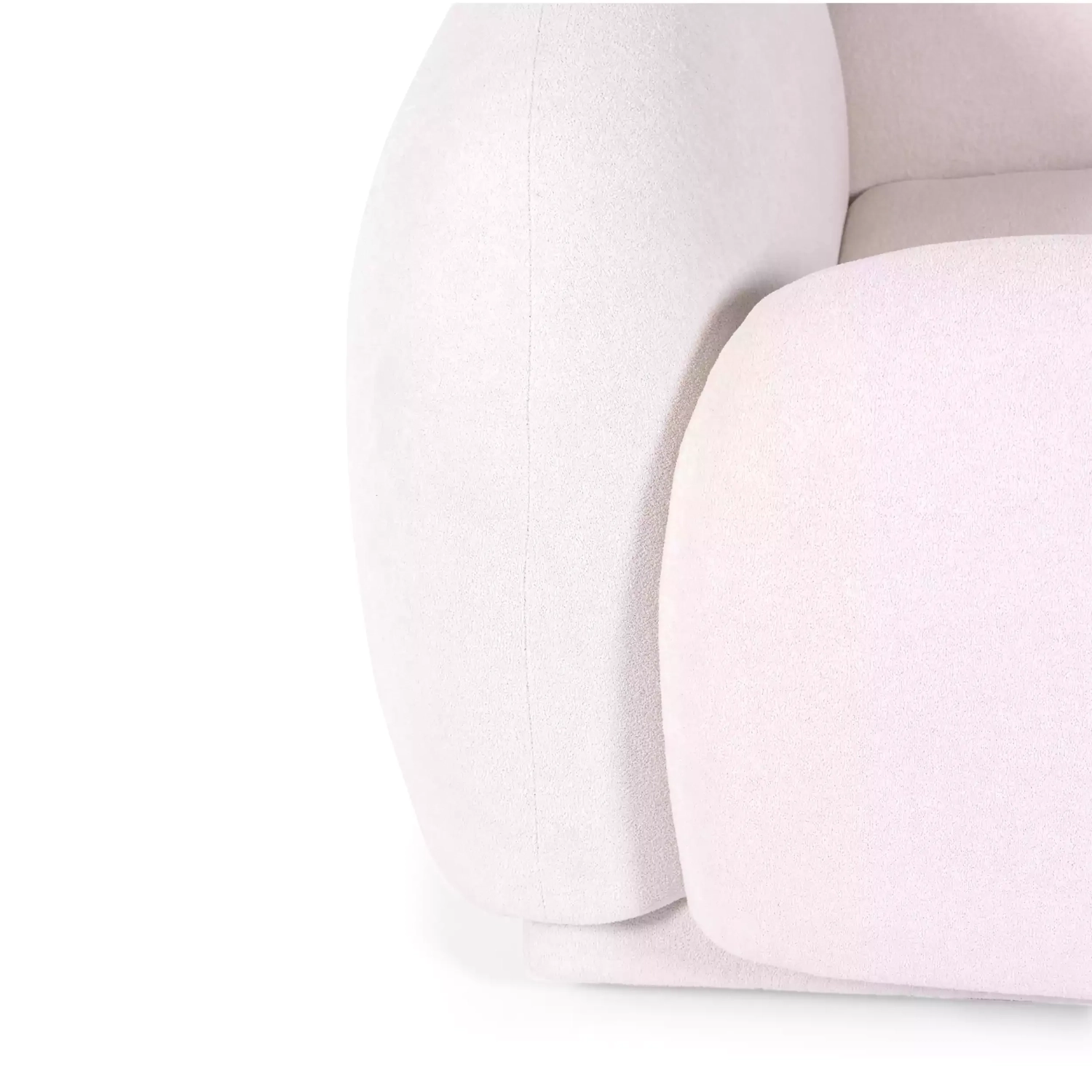 Designerski fotel 1-osobowy Nest - zawijany design - Mobelarium
