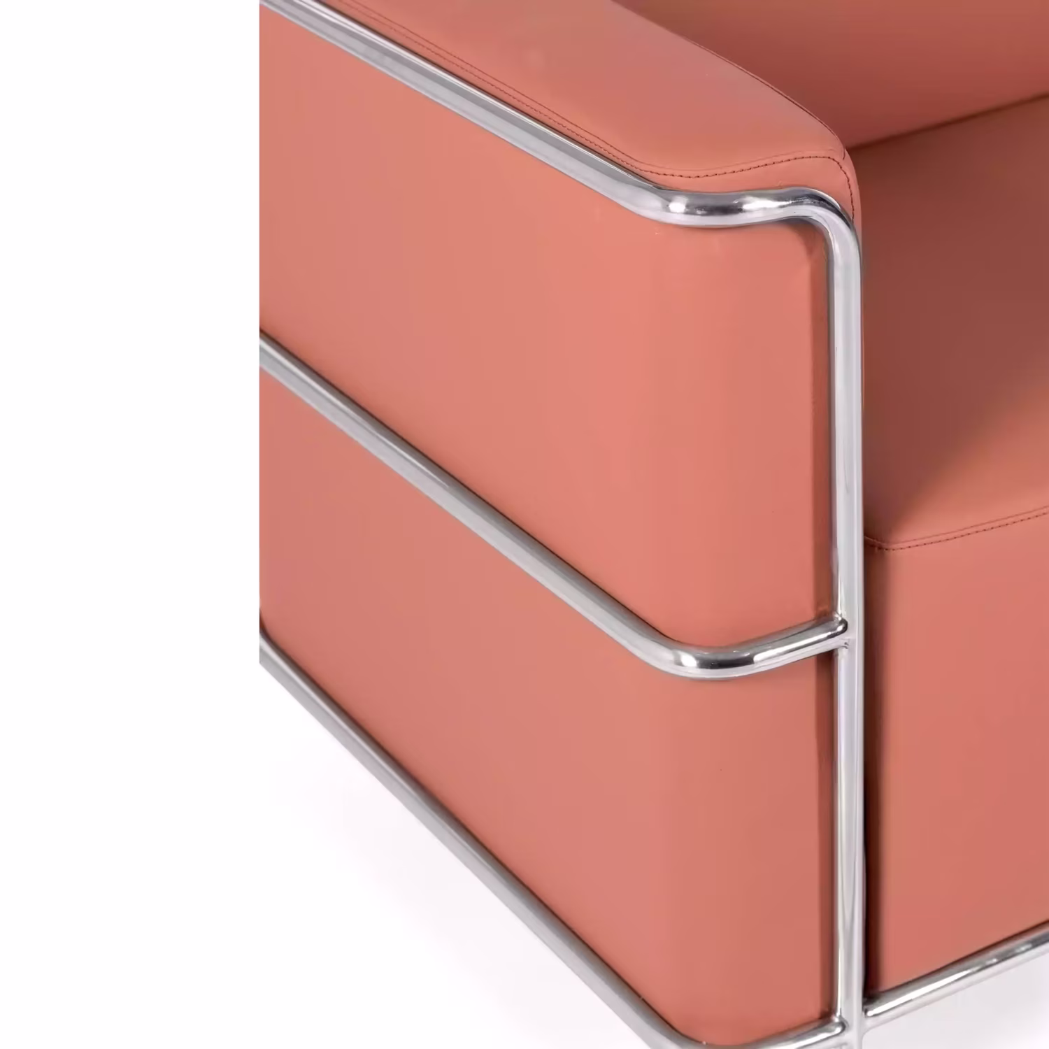 Divano Torino a 2 posti in ecopelle e acciaio cromato 🛋️ - Mobilie Design