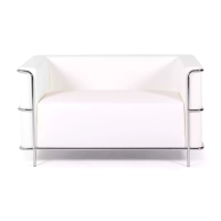 Torino 2-istuttava sohva eko-nahkaa ja kromattua terästä 🛋️ - Mobelarium