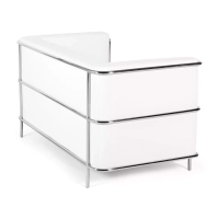 Torino 2-sitssoffa i ekoläder och förkromat stål 🛋️ - Mobelarium