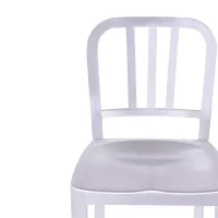 Replica dello sgabello in alluminio dell'Esercito della Marina - design industriale iconico