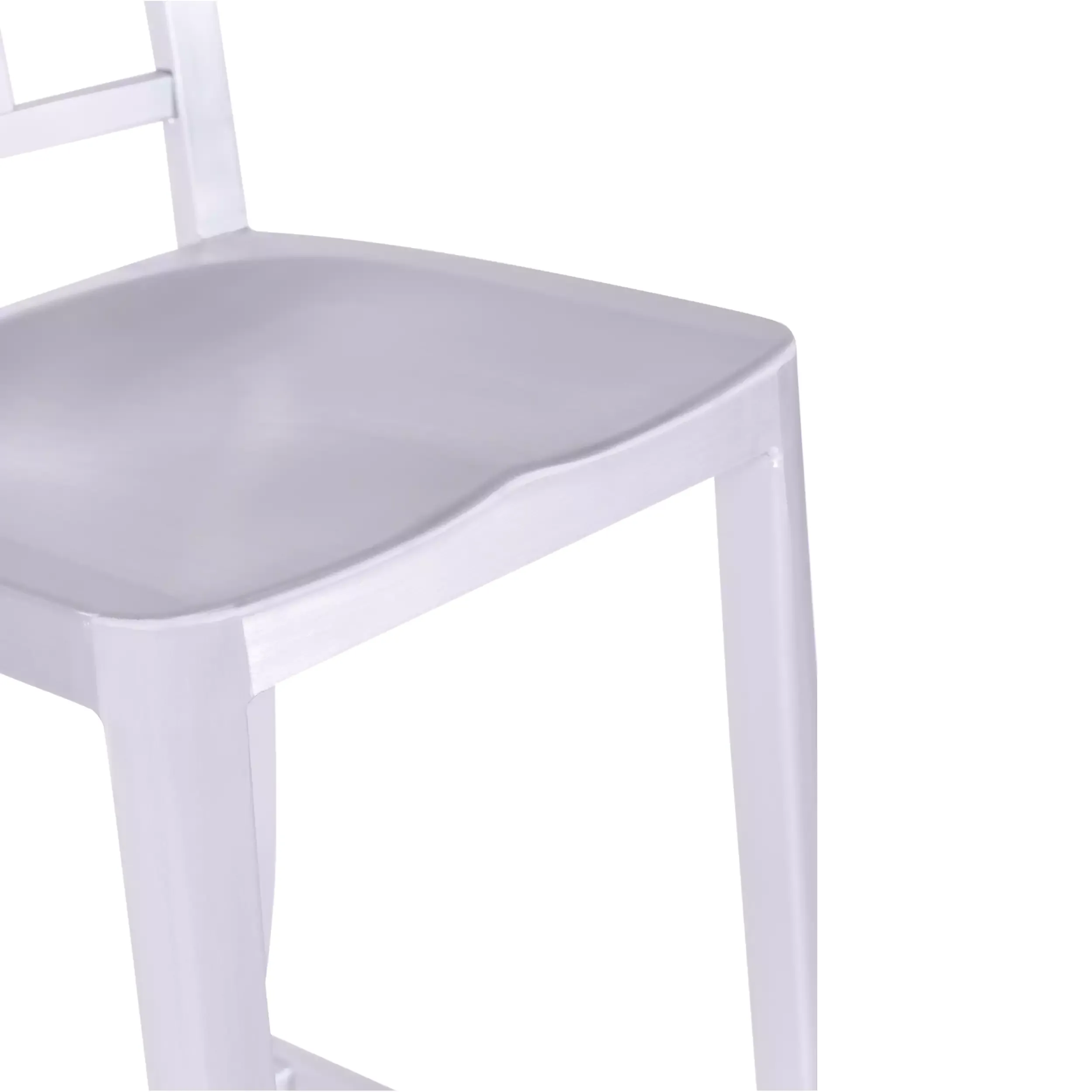 Replica dello sgabello in alluminio dell'Esercito della Marina - design industriale iconico