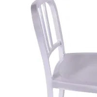 Replica dello sgabello in alluminio dell'Esercito della Marina - design industriale iconico