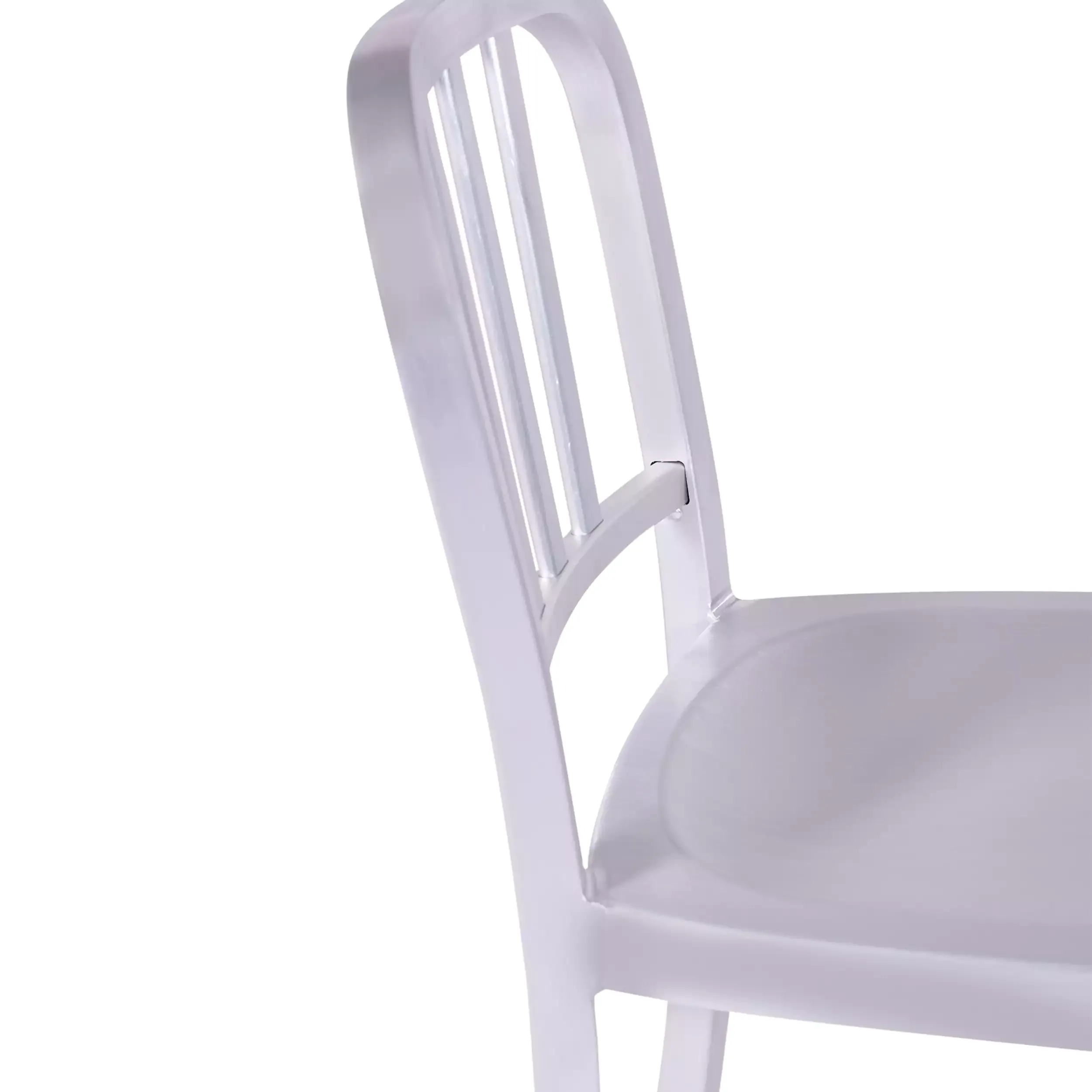 Replica dello sgabello in alluminio dell'Esercito della Marina - design industriale iconico