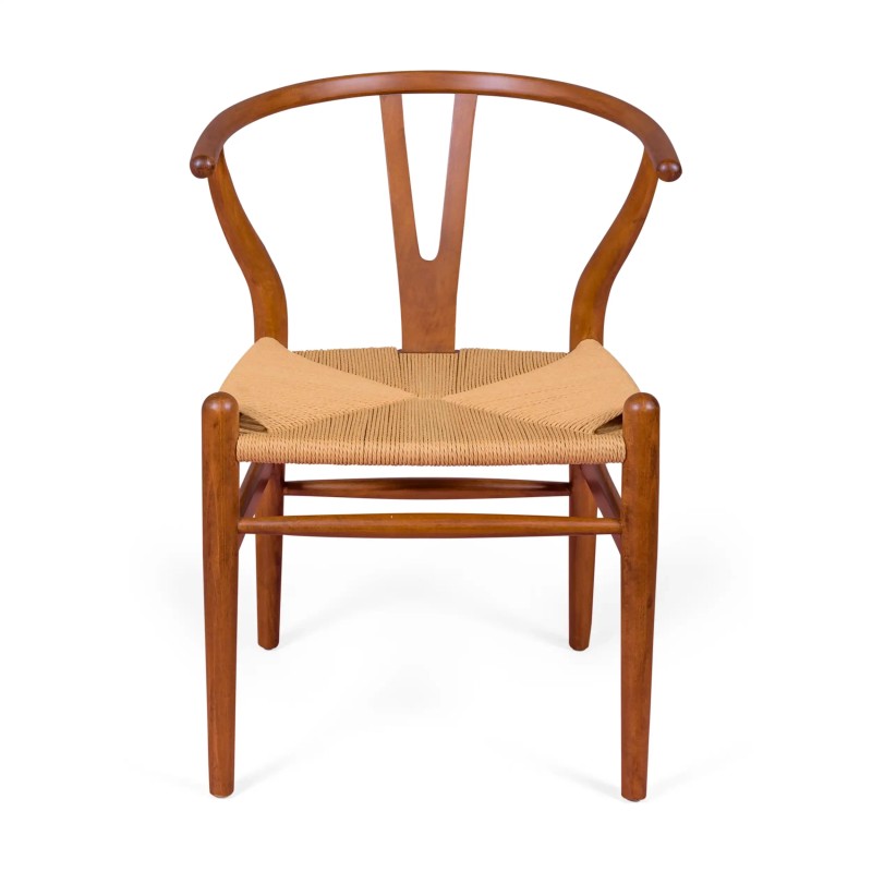 Inspiracja Wishbone CH24 w kolorze Orzech - Krzesła Nordic - Design Furniture