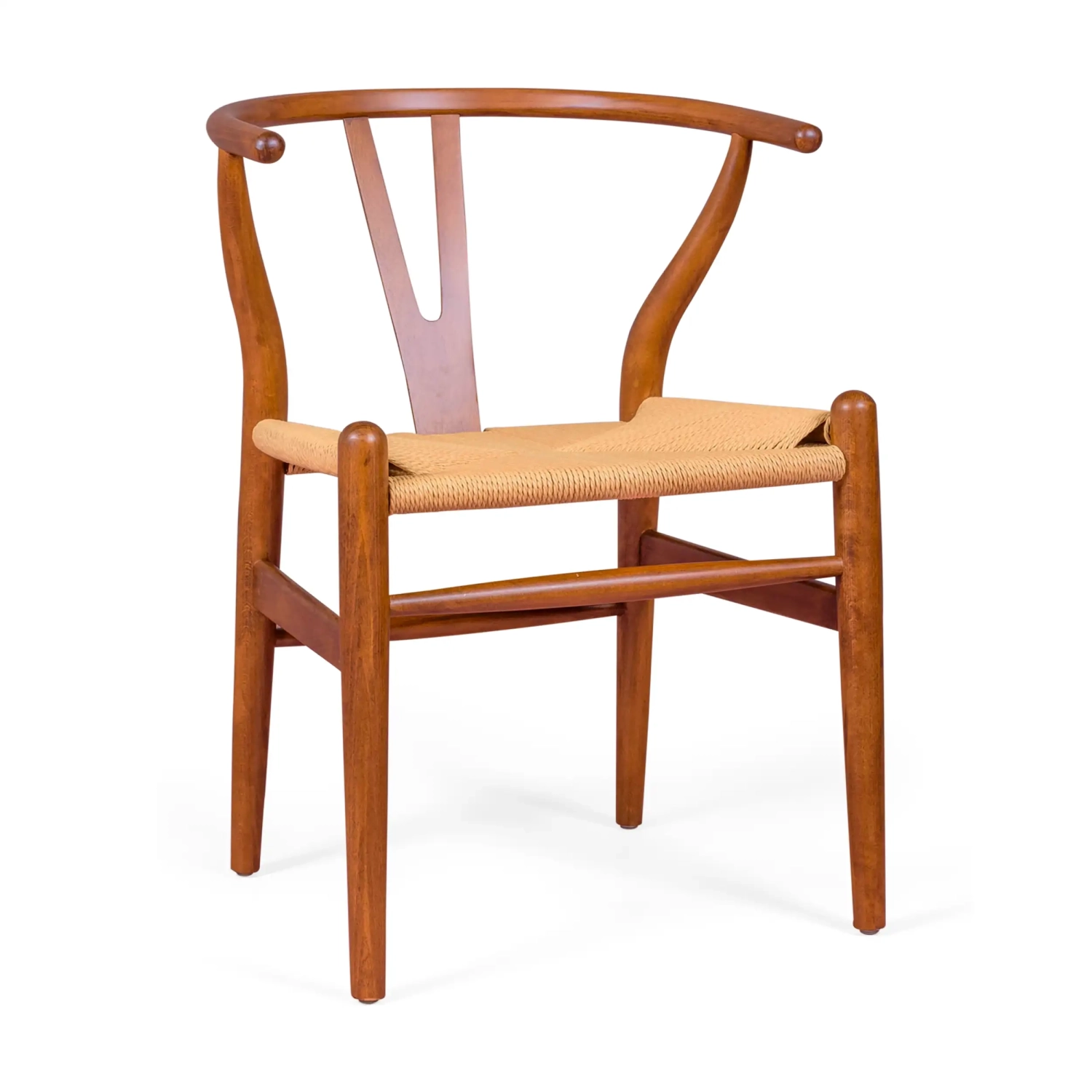 Inspiracja Wishbone CH24 w kolorze Orzech - Krzesła Nordic - Design Furniture