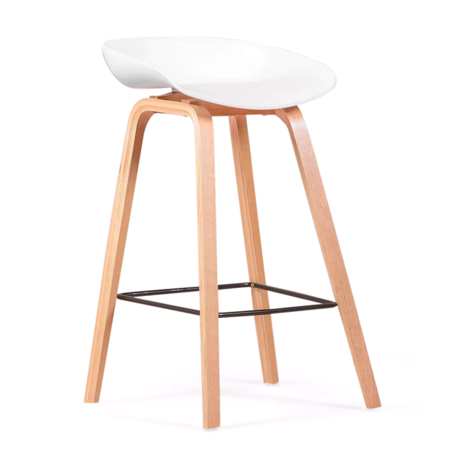 Get the Nordic Beech Wood Stool - Mueble Design
