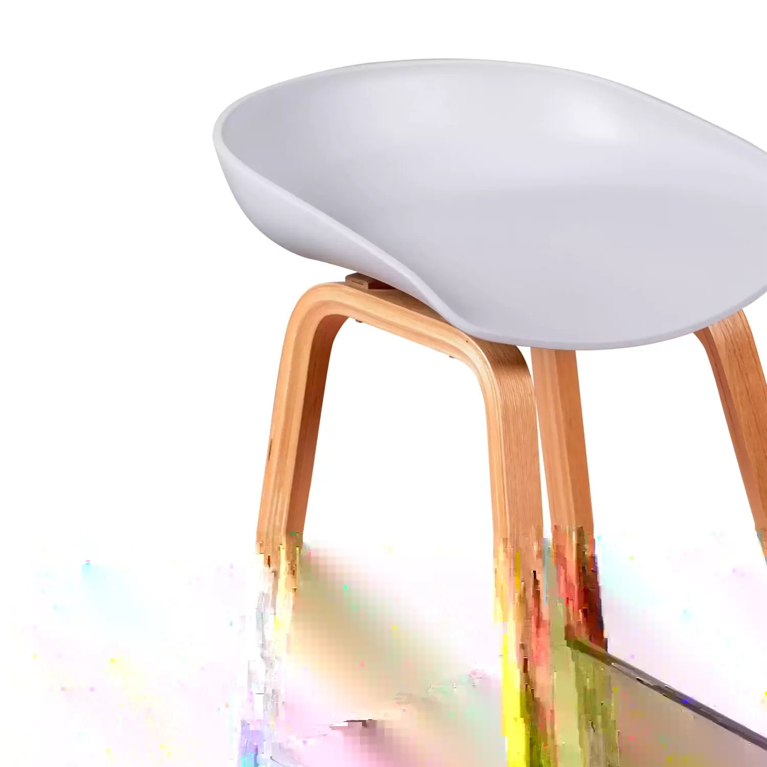 Ottieni lo sgabello in legno di faggio nordico - Mobile Design