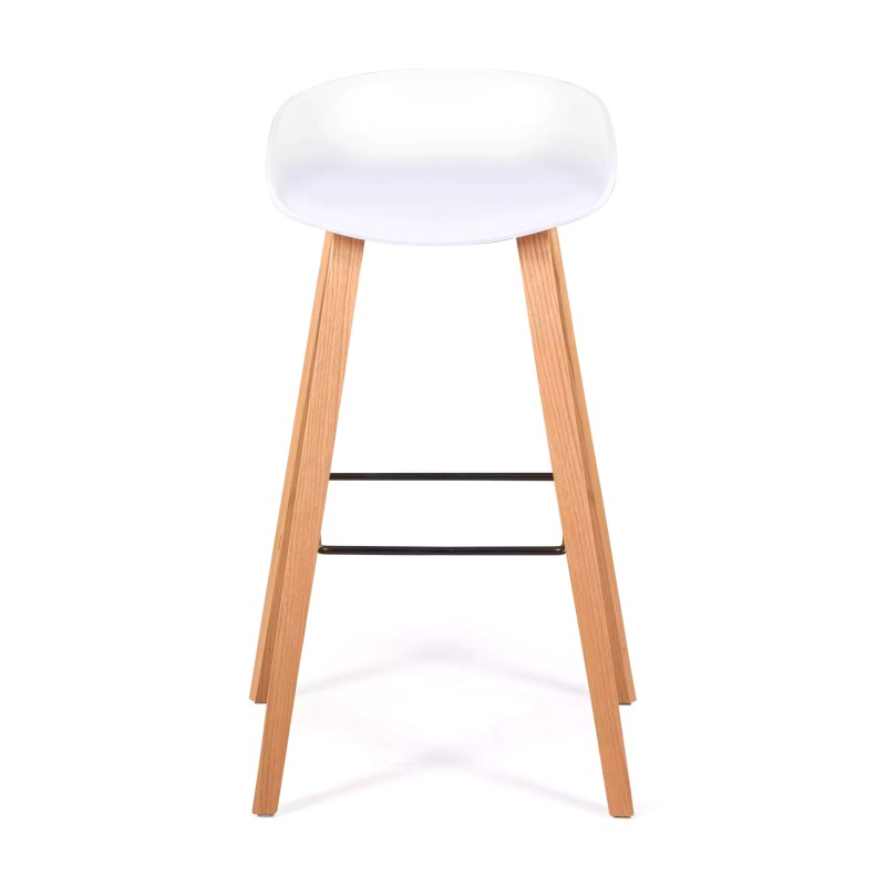 Stołek Skandynawia 75 cm w drewnie bukowym - Mobelarium