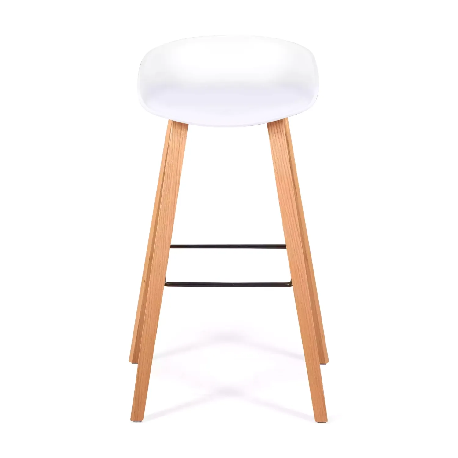 Sgabello nordico da 75 cm in legno di faggio - Mobile Design