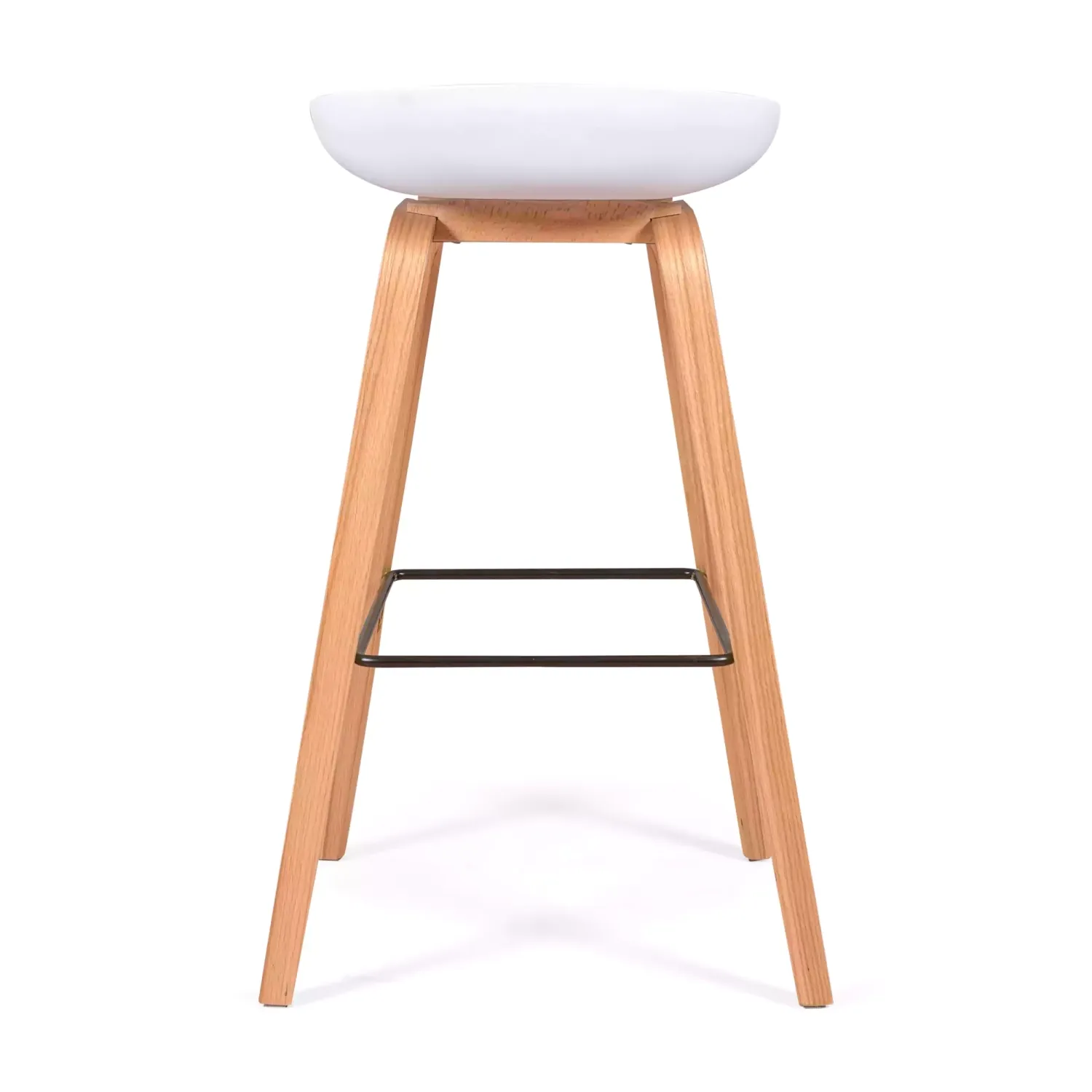 Sgabello nordico da 75 cm in legno di faggio - Mobile Design