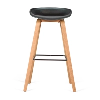 Barstoel Scandinavisch van 75cm in Beukenhout - Mobelarium