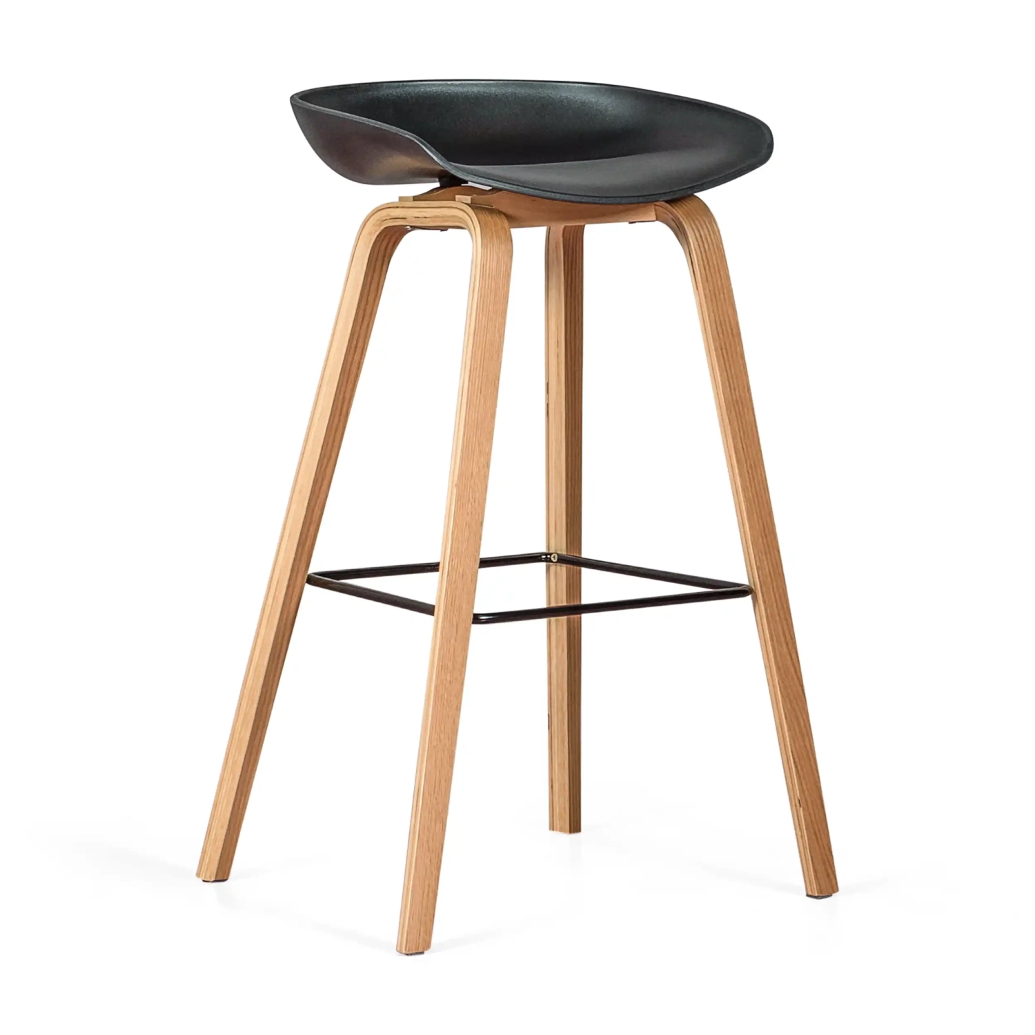 Stołek Skandynawia 75 cm w drewnie bukowym - Mobelarium