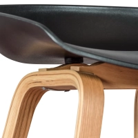 Stołek Skandynawia 75 cm w drewnie bukowym - Mobelarium