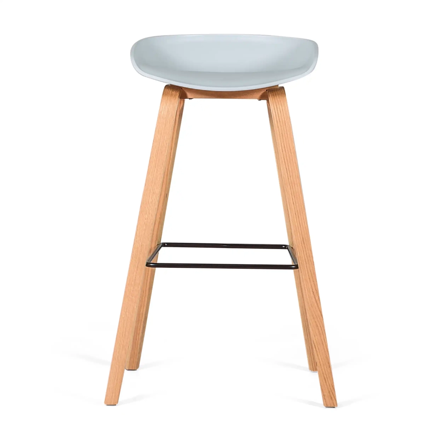 Barstoel Scandinavisch van 75cm in Beukenhout - Mobelarium