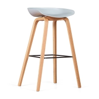 75 cm nordischer Hocker aus Buchenholz - Mobelarium