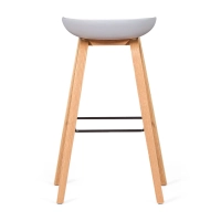 75 cm nordischer Hocker aus Buchenholz - Mobelarium