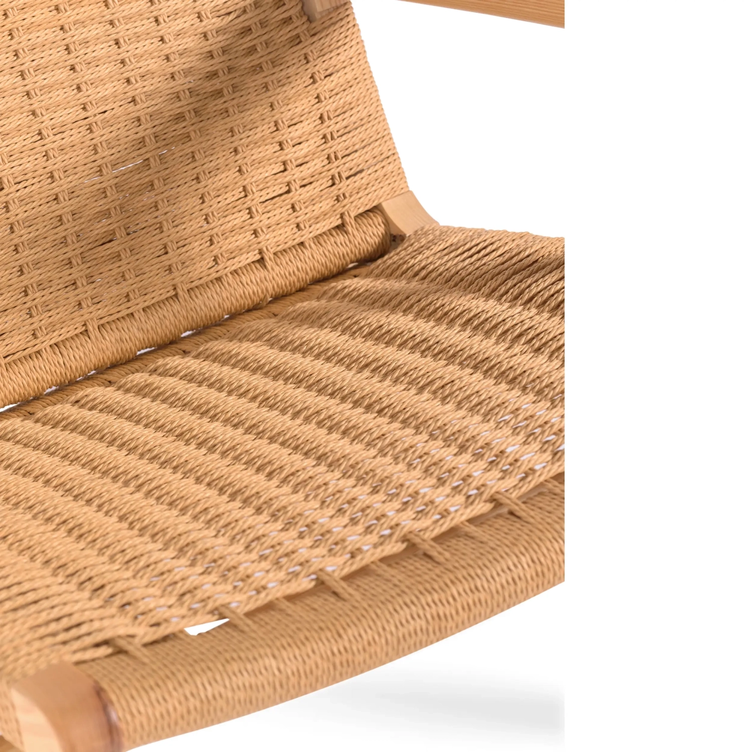 Sillón Catani CH25 | Diseño escandinavo en fresno y cuerda natural