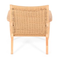 Křeslo Catani CH25 | Skandinávský design z jasanu a přírodního lana