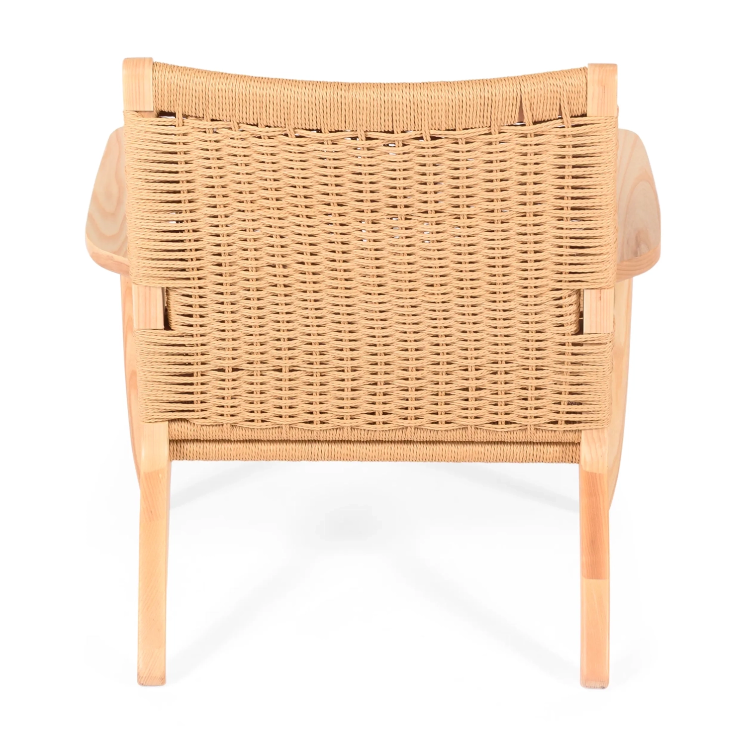 Fåtölj Catani CH25 | Skandinavisk design i ask och naturrep