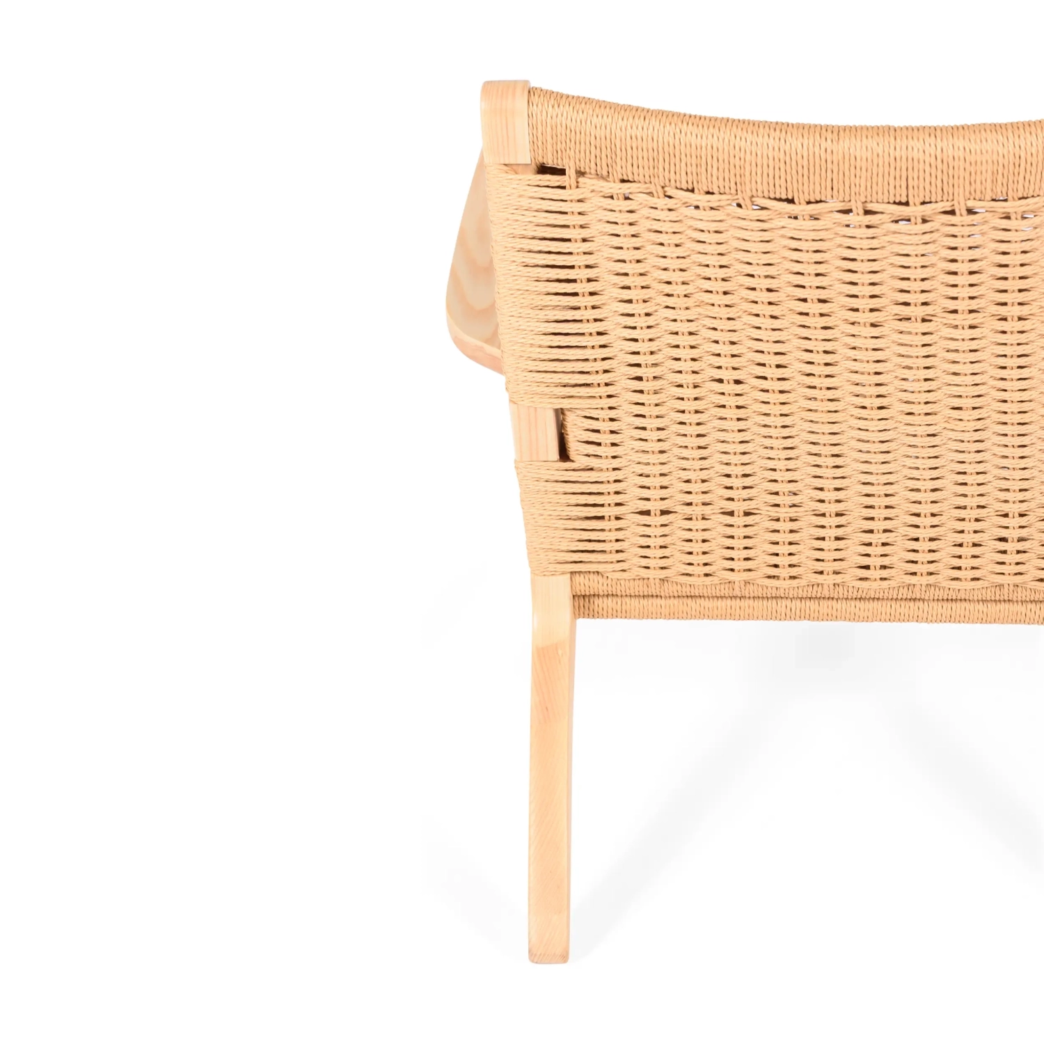 Sessel Catani CH25 | Skandinavisches Design aus Esche und Naturseil