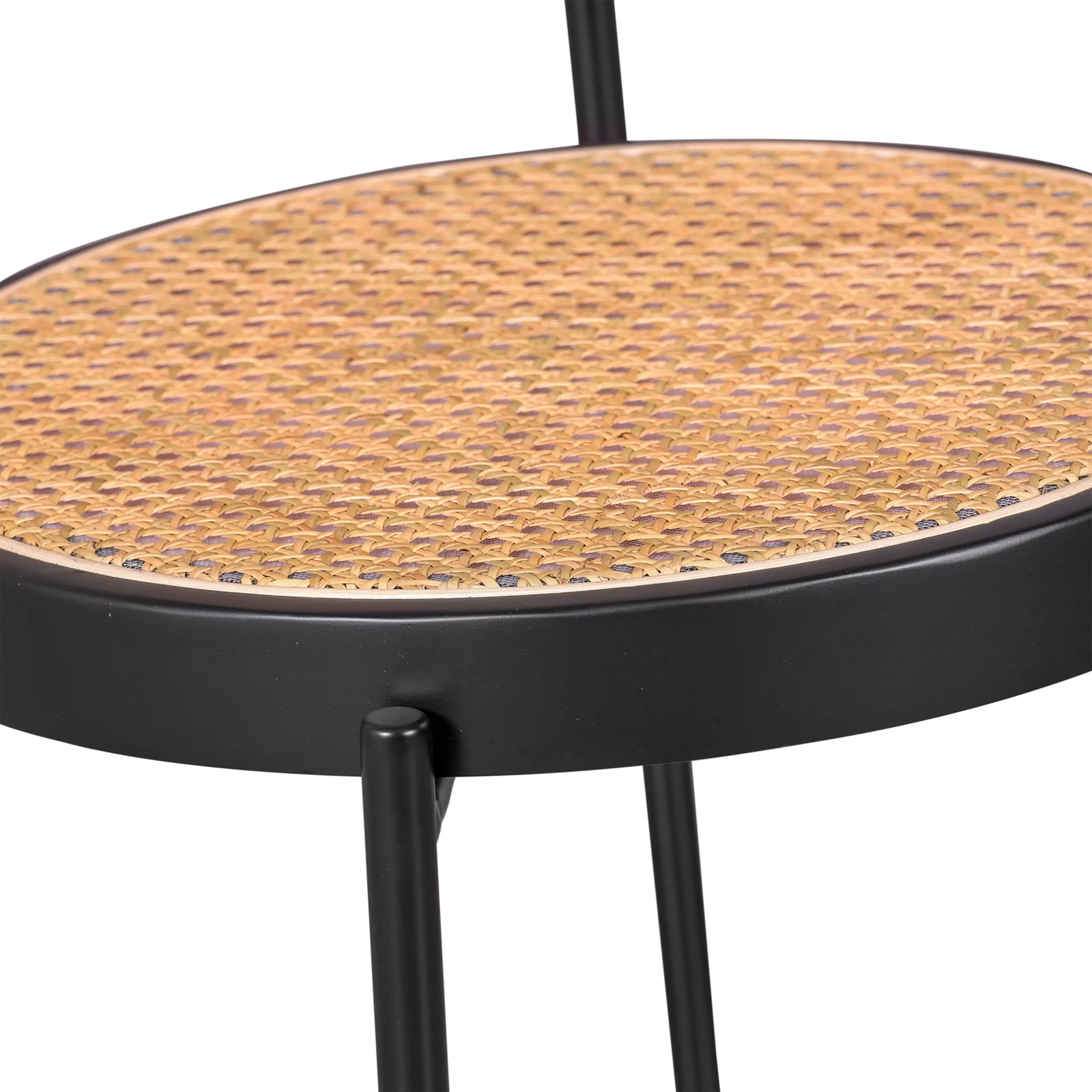 Sedia retrò Preston in rattan naturale - Design e calore - Mobilie Design