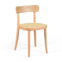 Sedia Tours in frassino e rattan - stile Scandinavo e naturale - Mobilie Design