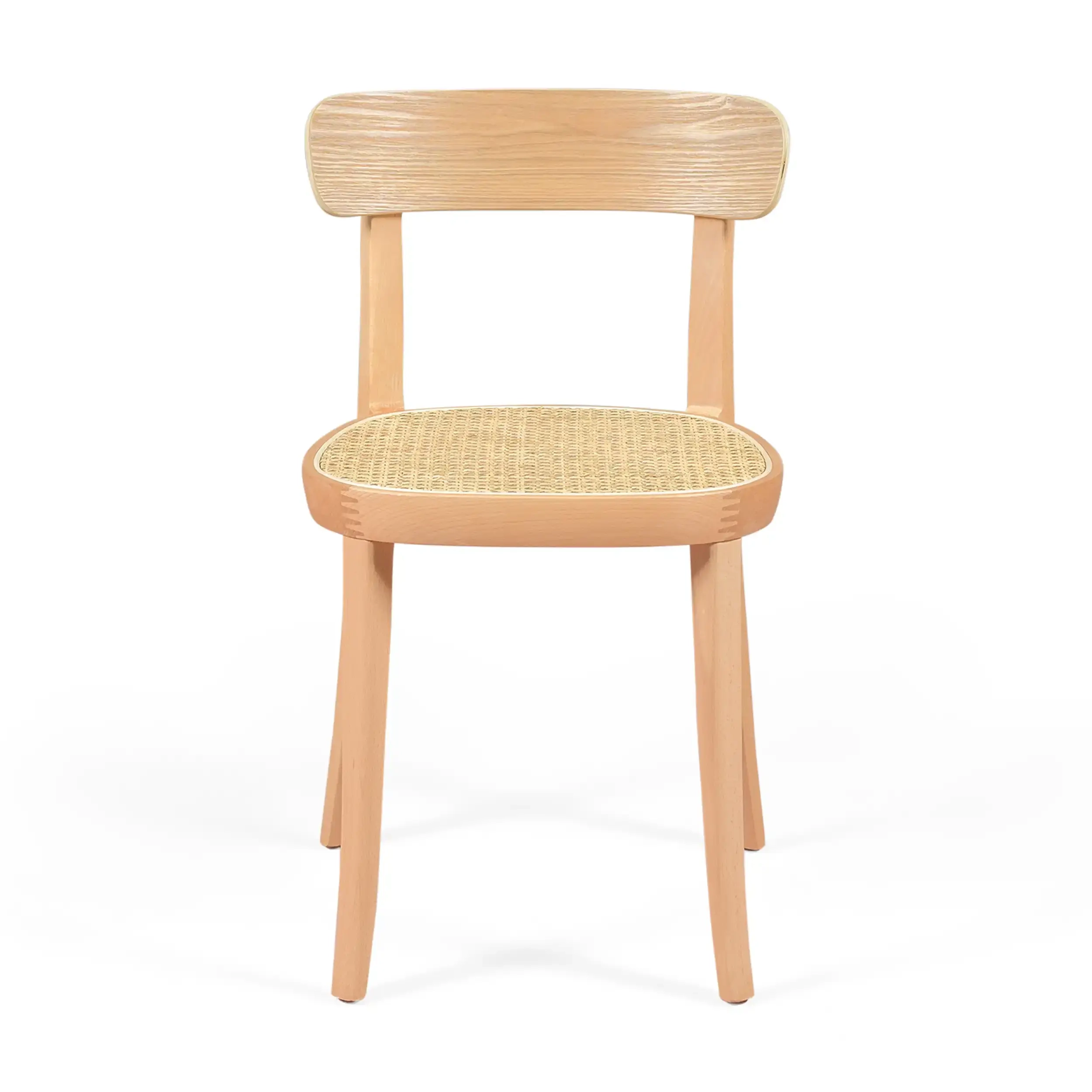 Sedia Tours in frassino e rattan - stile Scandinavo e naturale - Mobilie Design