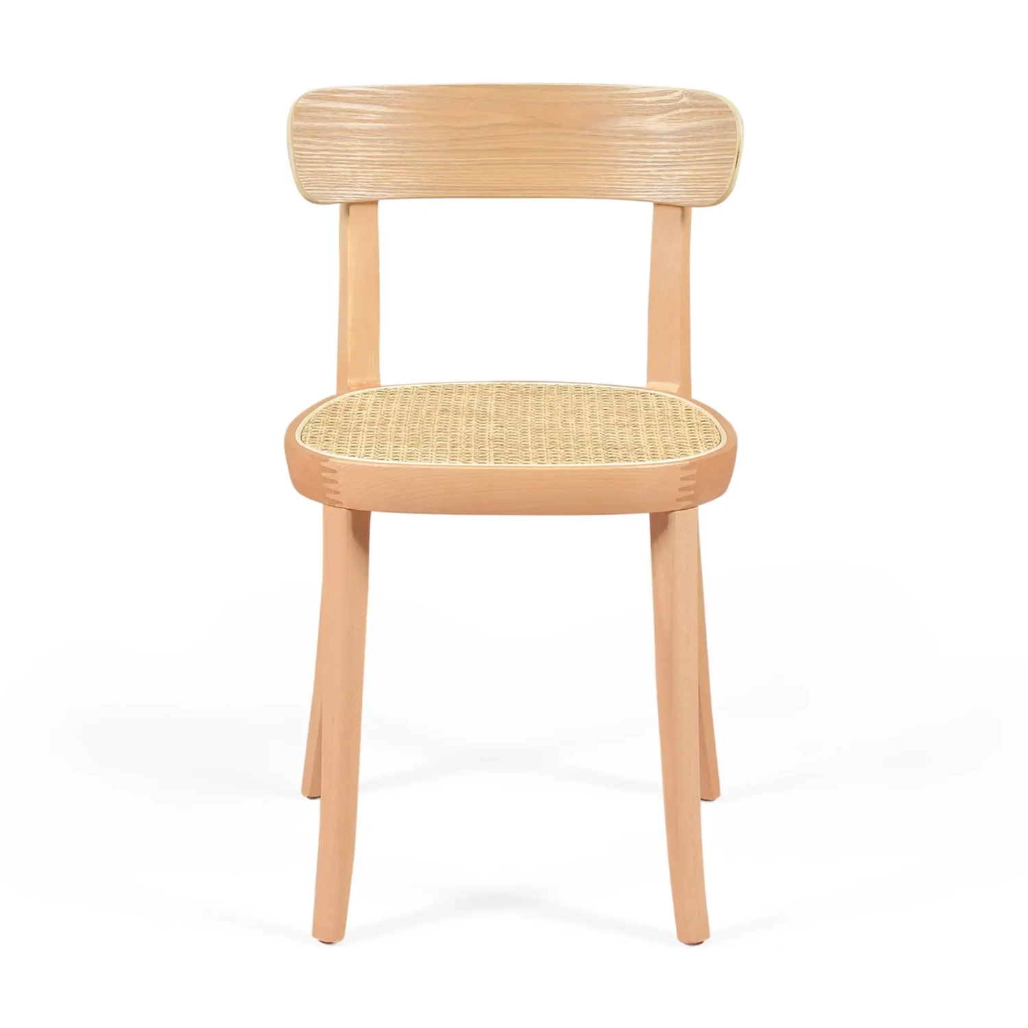 Silla Tours en fresno y ratán – estilo nórdico y natural - Mueble Design