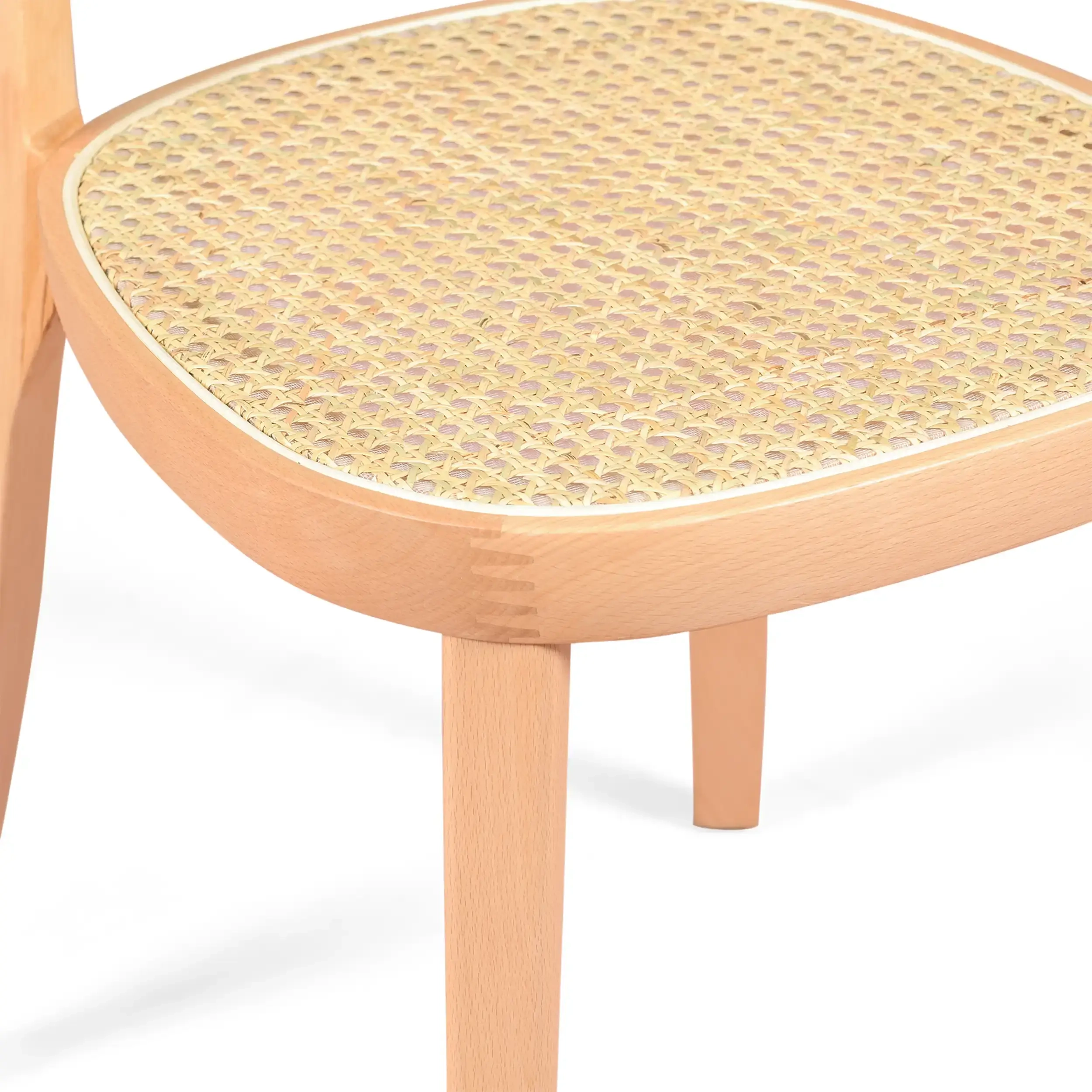 Sedia Tours in frassino e rattan - stile Scandinavo e naturale - Mobilie Design
