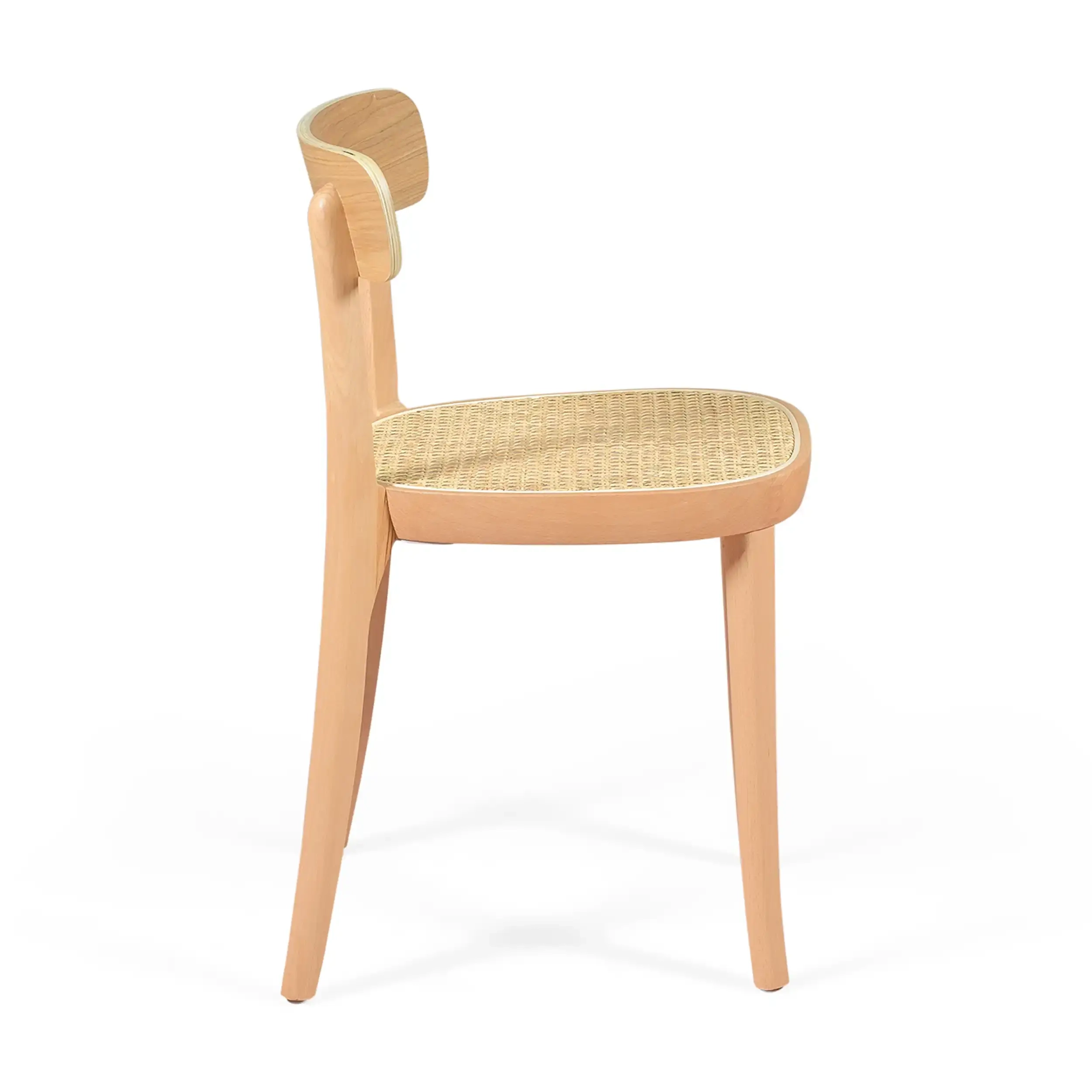 Sedia Tours in frassino e rattan - stile Scandinavo e naturale - Mobilie Design