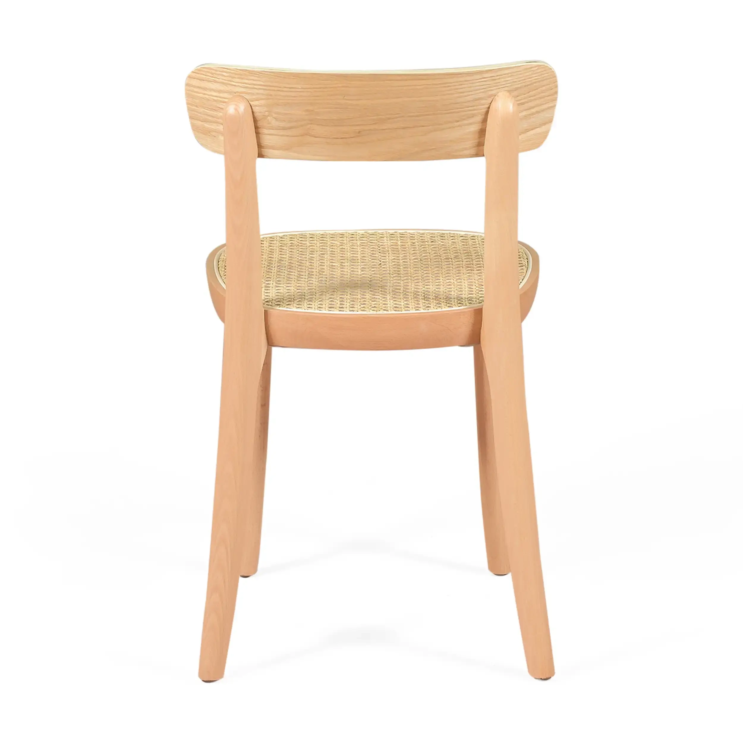Sedia Tours in frassino e rattan - stile Scandinavo e naturale - Mobilie Design
