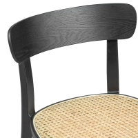 Tours chair in ash and rattan - Scandinavian and natural style - Mueble Design