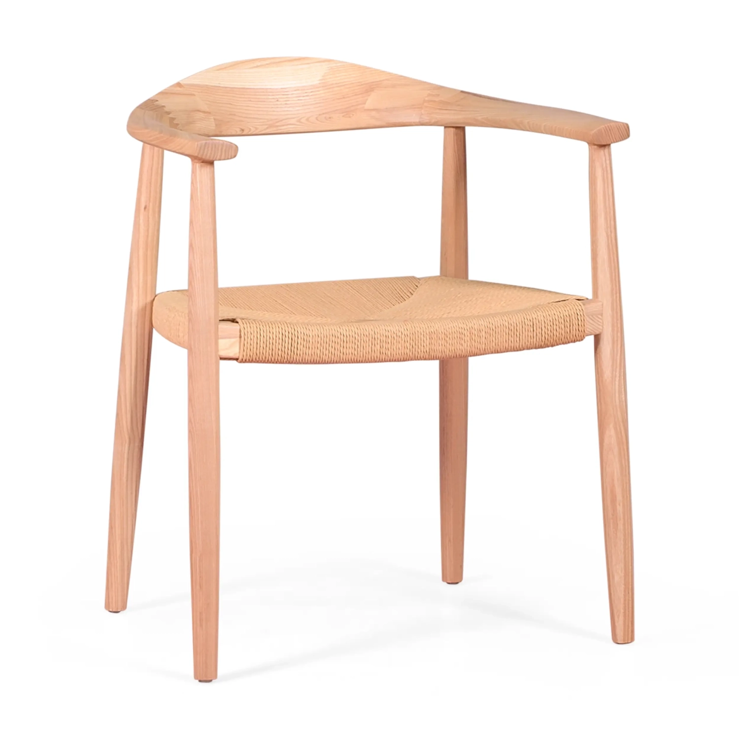 Réplica de The Chair de Hans J. Wegner en madera de fresno