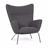 Replica della poltrona Wing CH445 del designer Hans J. Wegner