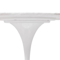 Ispirazione Tavolo design Tulip 120Ø in Marmo Carrara - Mobilie Design