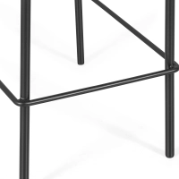 Sgabello Bar Preston Vintage in rattan naturale 65 cm - Mobilie Design