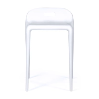 Barstoel design Didi 45 cm Wit | Minimalistisch en lichtgewicht ontwerp