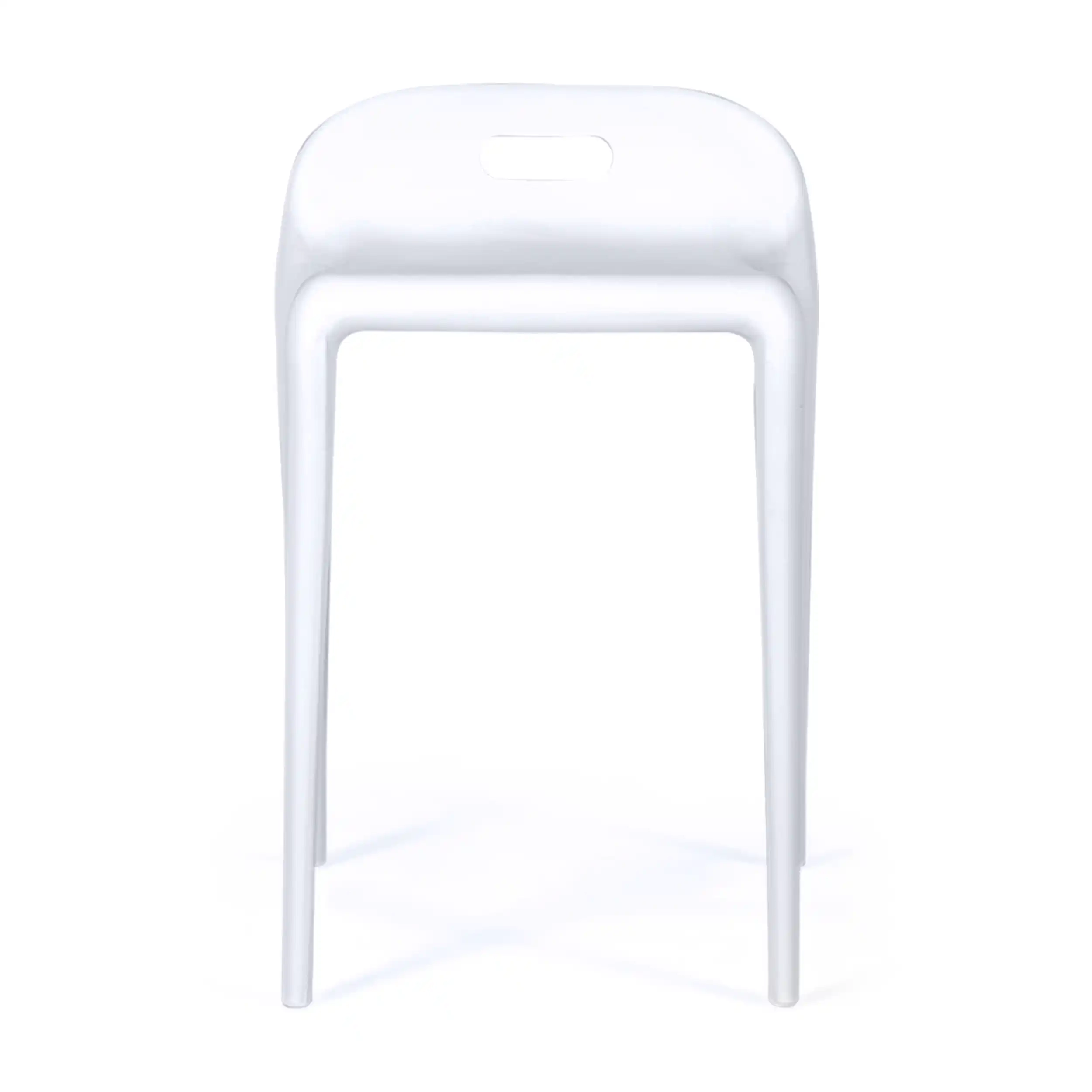 Sgabello design Didi 45 cm Bianco | Design minimalista e leggero