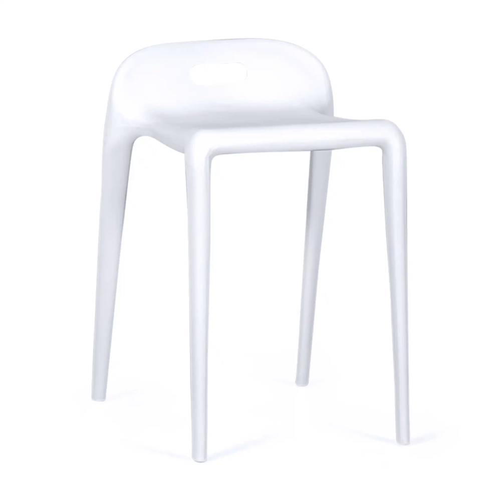 Sgabello design Didi 45 cm Bianco | Design minimalista e leggero